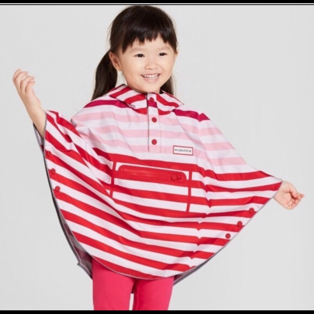 Girls Hunter rain poncho XS/S
